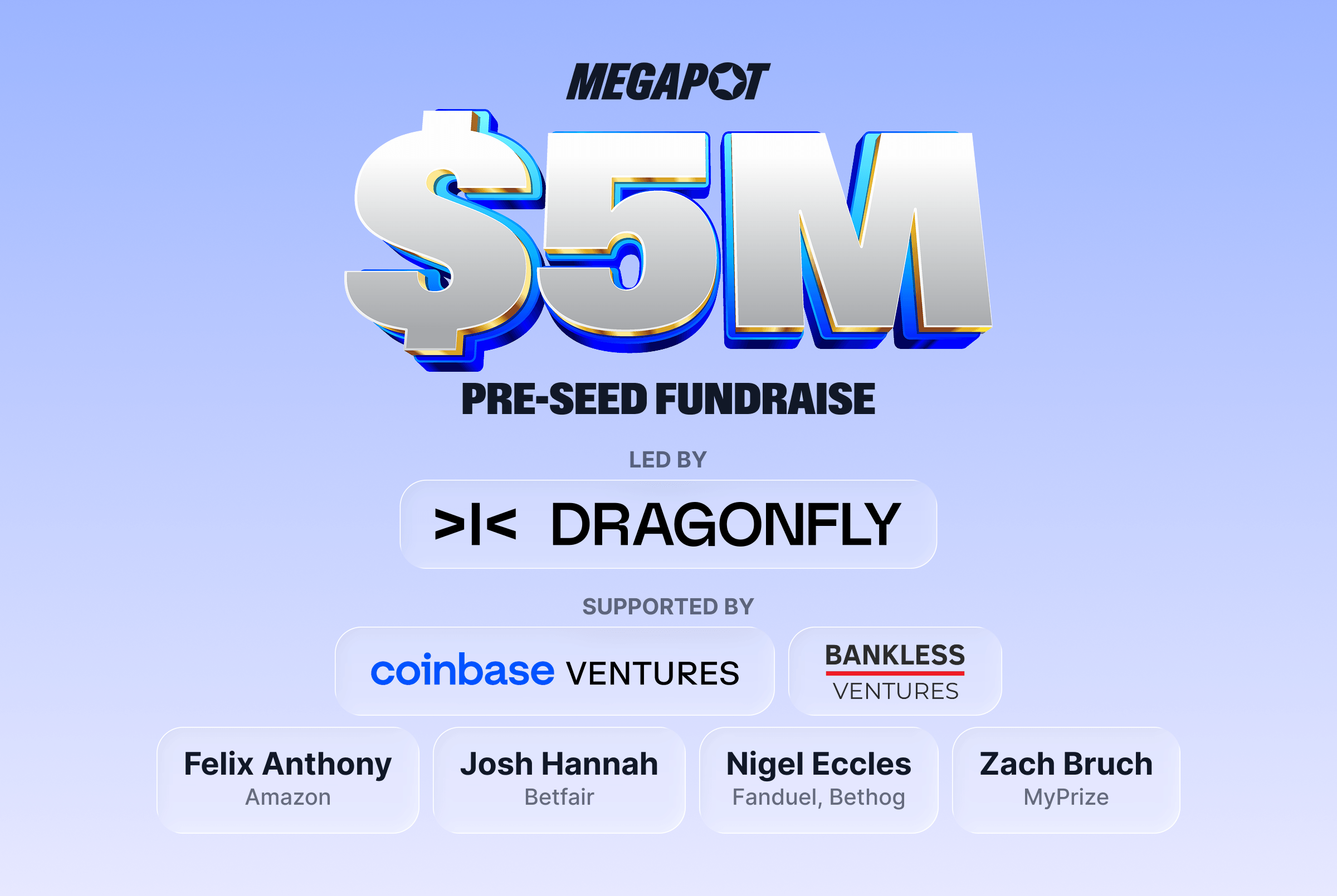 We raised $5M led by Dragonfly to build a global lottery