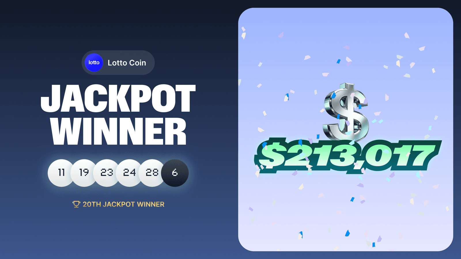 $213,017 jackpot won by a community project