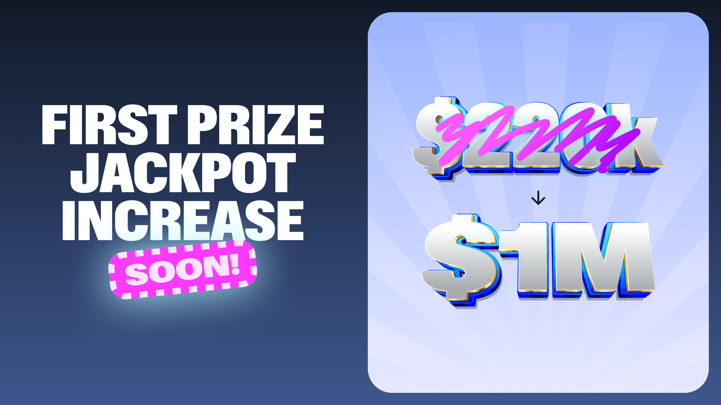 Megapot is raising the jackpot to $1M in October