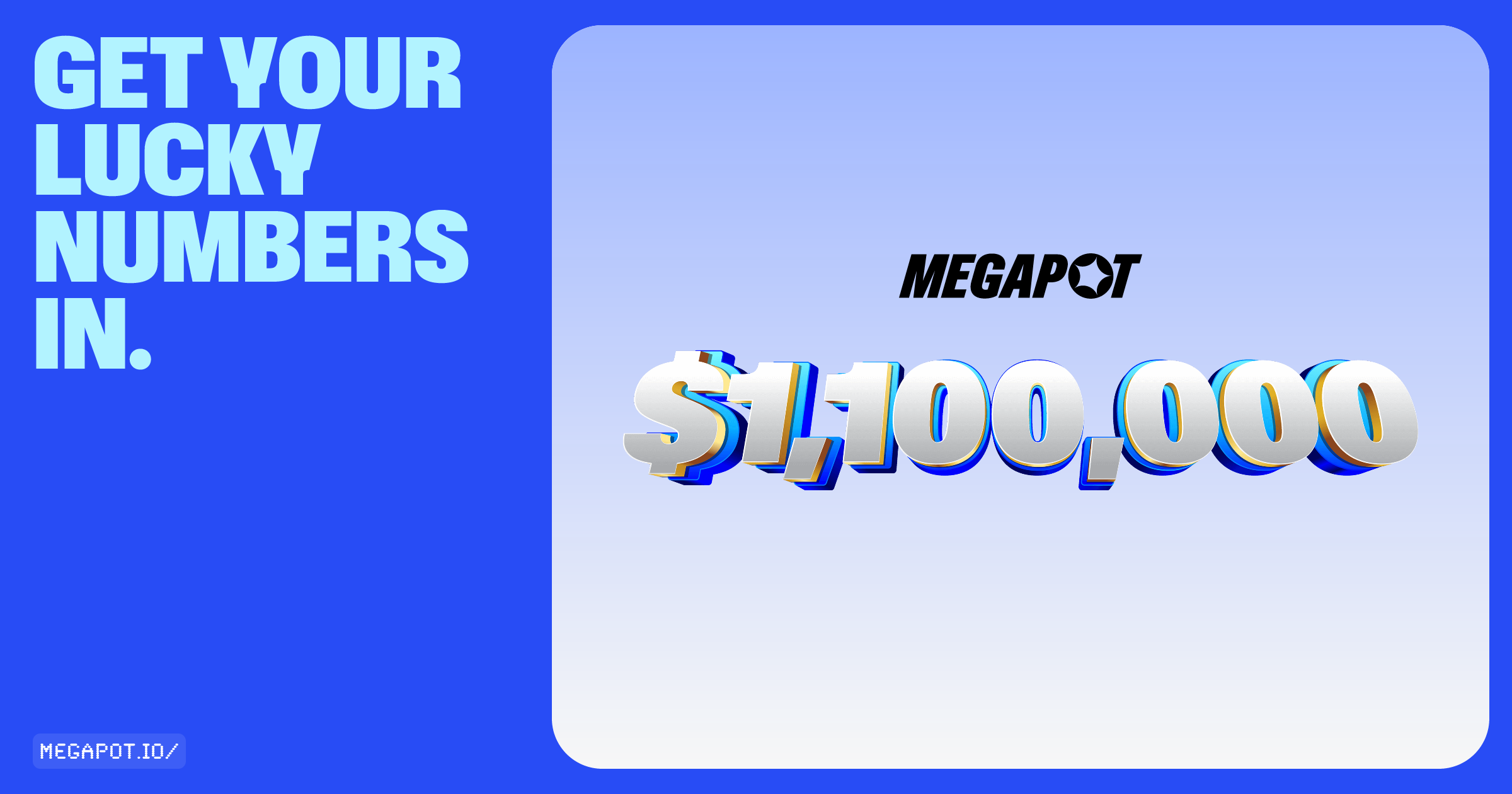 Megapot - $1 million lottery